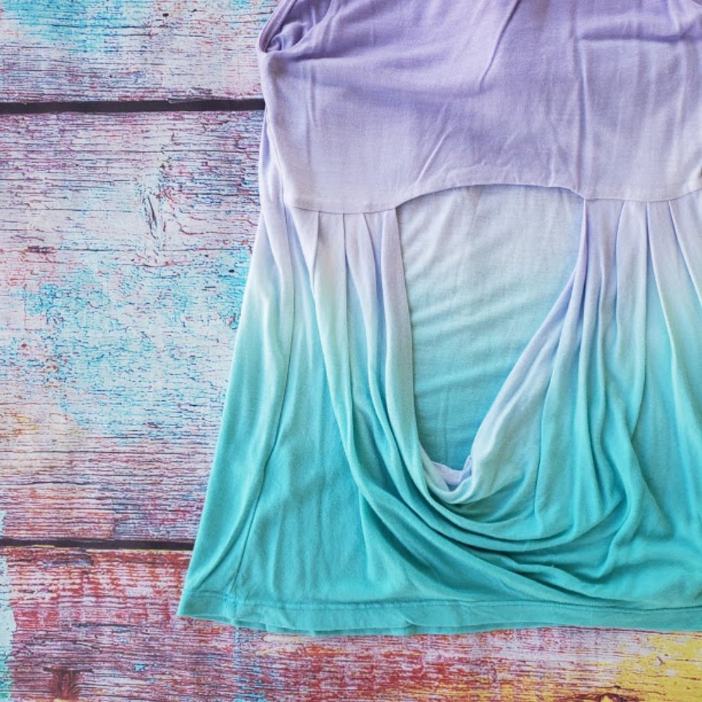 Young Fabulous & Broke Ombre Open Back Tank Top XS - Picture 6 of 9